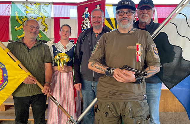 Schwaderlohmeister Pistole Herbert Lehmann Aarau Combat Leage